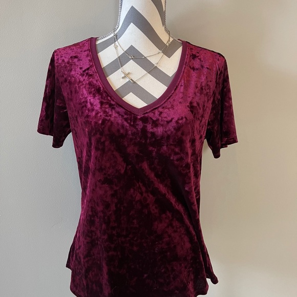 Z SUPPLY Crushed Velvet V Neck Shirt - Picture 2 of 5